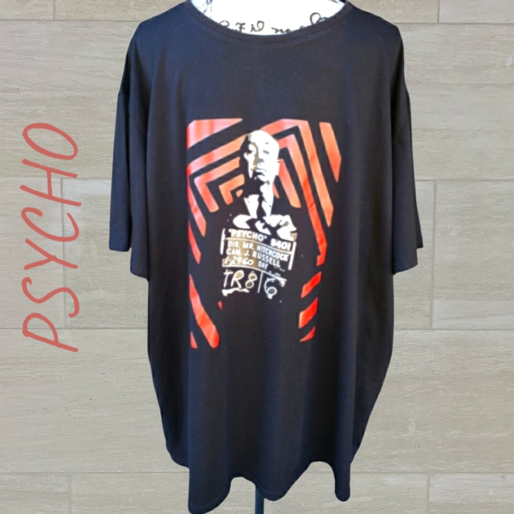 PSYCHO Mens black Tee